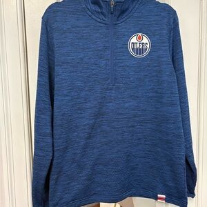 Blue Oilers Pullover